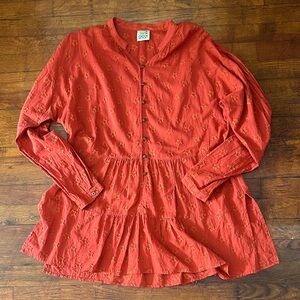 Jaded Gypsy Boho Star Long Sleeve Top